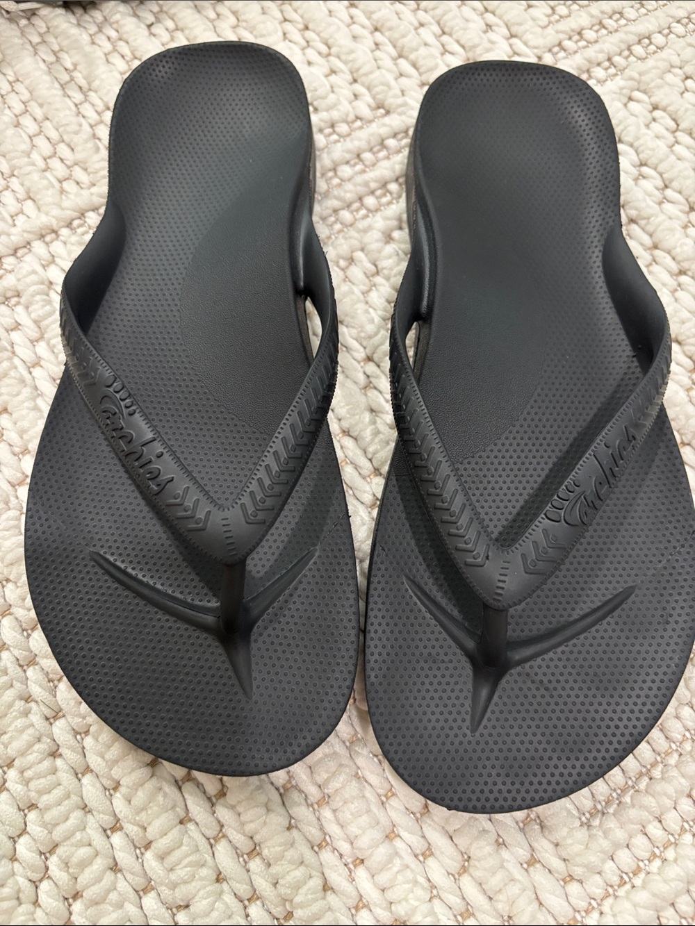 Women's Black Flip Flop Sandals - Comfortable Everyday Thong